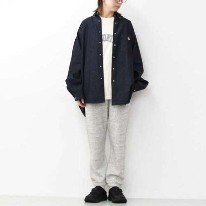 DANTON [ダントン] M DENIM DUNGAREE B.D SHIRT [DT-B0293DUG] デニムダンガリーB.Dシャツ [2025SS]