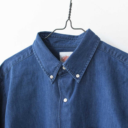 DANTON [ダントン] M DENIM DUNGAREE B.D SHIRT [DT-B0293DUG] デニムダンガリーB.Dシャツ [2025SS]