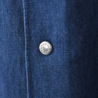 DANTON [ダントン] M DENIM DUNGAREE B.D SHIRT [DT-B0293DUG] デニムダンガリーB.Dシャツ [2025SS]