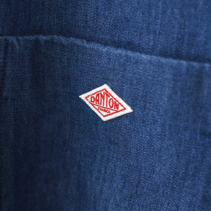 DANTON [ダントン] M DENIM DUNGAREE B.D SHIRT [DT-B0293DUG] デニムダンガリーB.Dシャツ [2025SS]