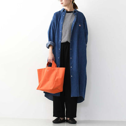 DANTON [ダントン] W DENIM DUNGAREE B.D SHIRT DRESS [DT-B0294DUG] デニムダンガリーB.Dシャツドレス [2025SS]
