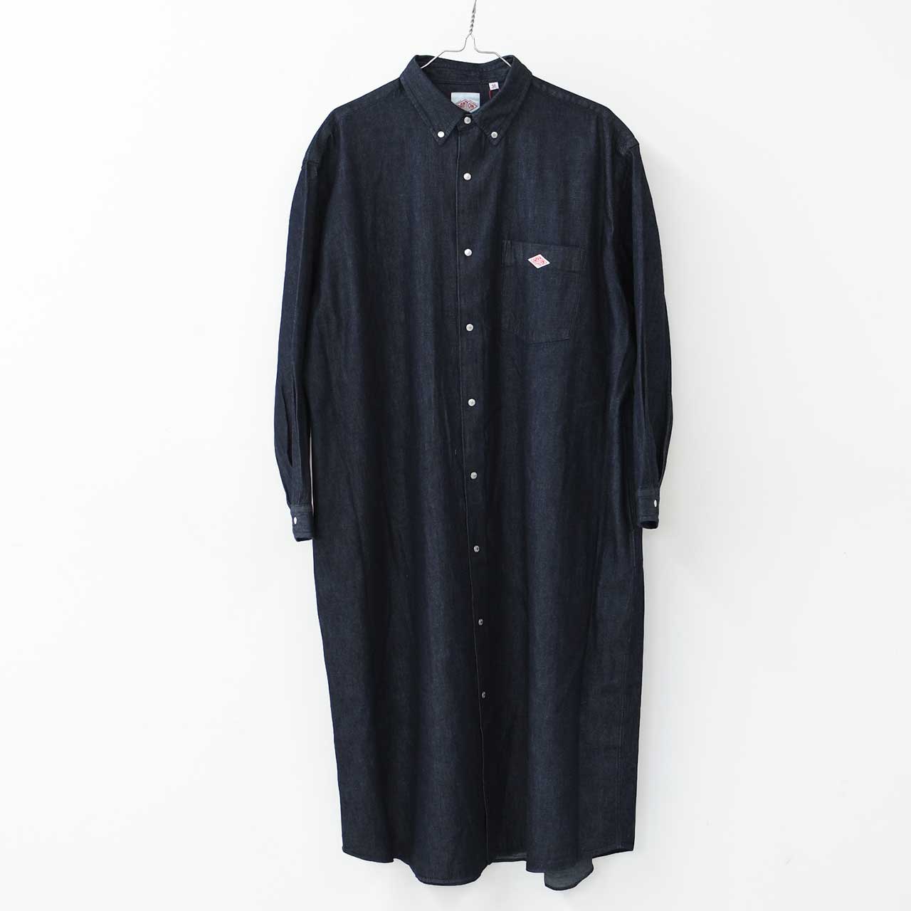 DANTON [ダントン] W DENIM DUNGAREE B.D SHIRT DRESS [DT-B0294DUG] デニムダンガリーB.Dシャツドレス [2025SS]