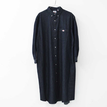 DANTON [ダントン] W DENIM DUNGAREE B.D SHIRT DRESS [DT-B0294DUG] デニムダンガリーB.Dシャツドレス [2025SS]