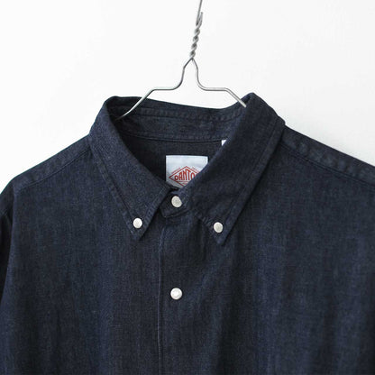 DANTON [ダントン] W DENIM DUNGAREE B.D SHIRT DRESS [DT-B0294DUG] デニムダンガリーB.Dシャツドレス [2025SS]