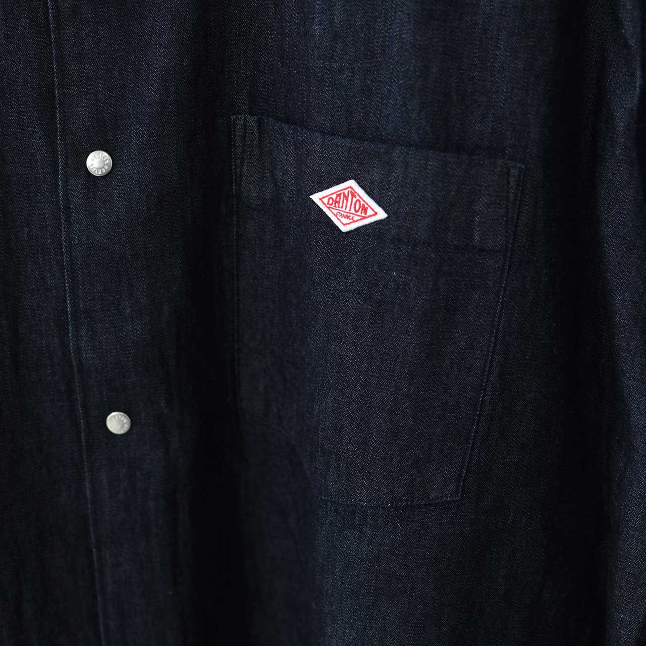 DANTON [ダントン] W DENIM DUNGAREE B.D SHIRT DRESS [DT-B0294DUG] デニムダンガリーB.Dシャツドレス [2025SS]
