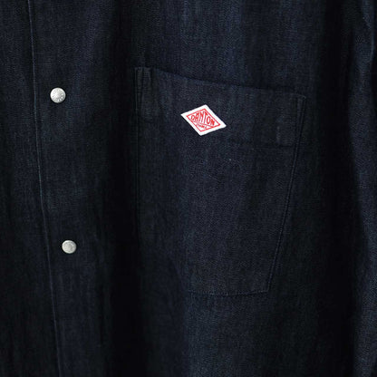 DANTON [ダントン] W DENIM DUNGAREE B.D SHIRT DRESS [DT-B0294DUG] デニムダンガリーB.Dシャツドレス [2025SS]