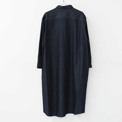DANTON [ダントン] W DENIM DUNGAREE B.D SHIRT DRESS [DT-B0294DUG] デニムダンガリーB.Dシャツドレス [2025SS]