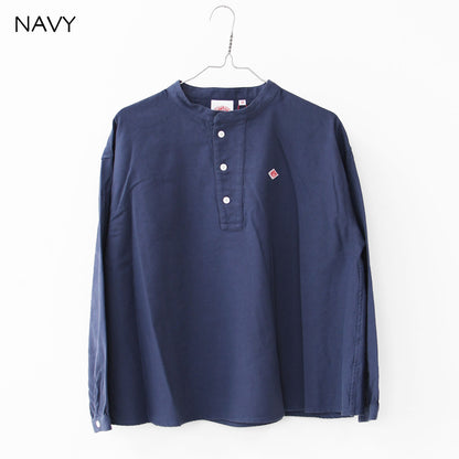 DANTON [ダントン] W ORGANIC COTTON HENLEY NECK SHIRT [DT-B0304OCV] オーガニックコットンヘンリーネックシャツ [2025AW]