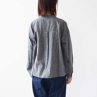 DANTON [ダントン] W ORGANIC COTTON HENLEY NECK SHIRT [DT-B0304OCV] オーガニックコットンヘンリーネックシャツ [2025AW]