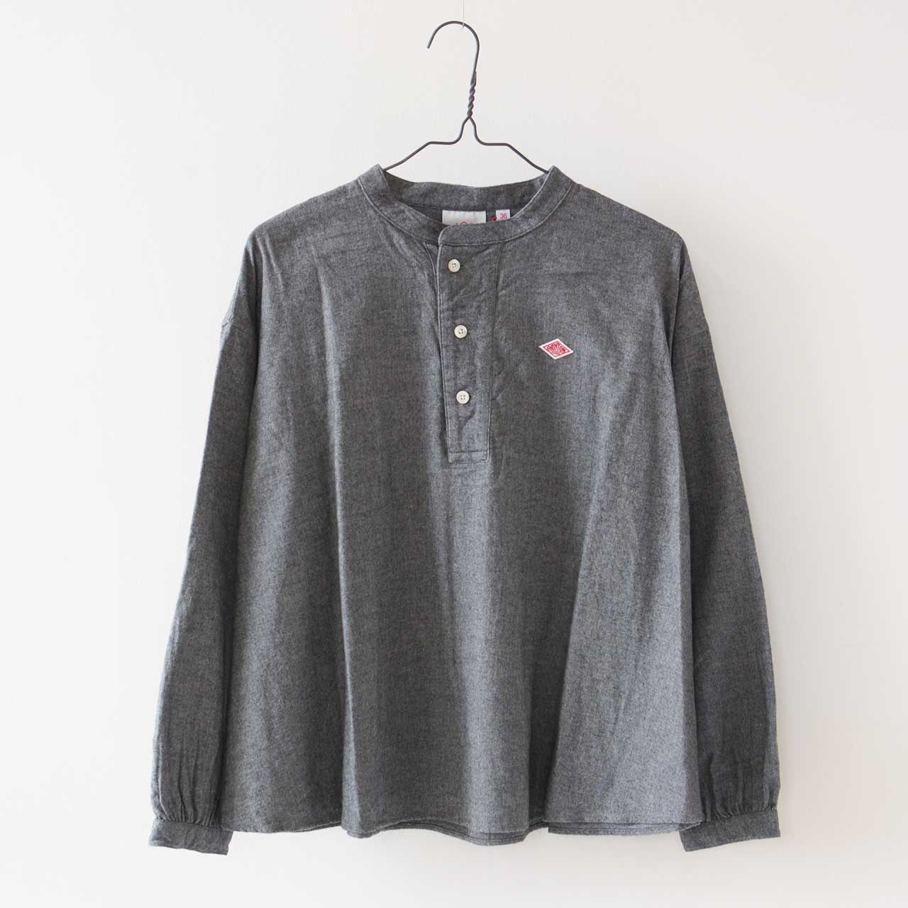 DANTON [ダントン] W ORGANIC COTTON HENLEY NECK SHIRT [DT-B0304OCV] オーガニックコットンヘンリーネックシャツ [2024AW]