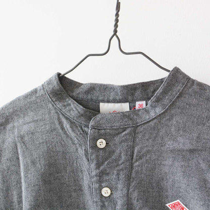 DANTON [ダントン] W ORGANIC COTTON HENLEY NECK SHIRT [DT-B0304OCV] オーガニックコットンヘンリーネックシャツ [2025AW]
