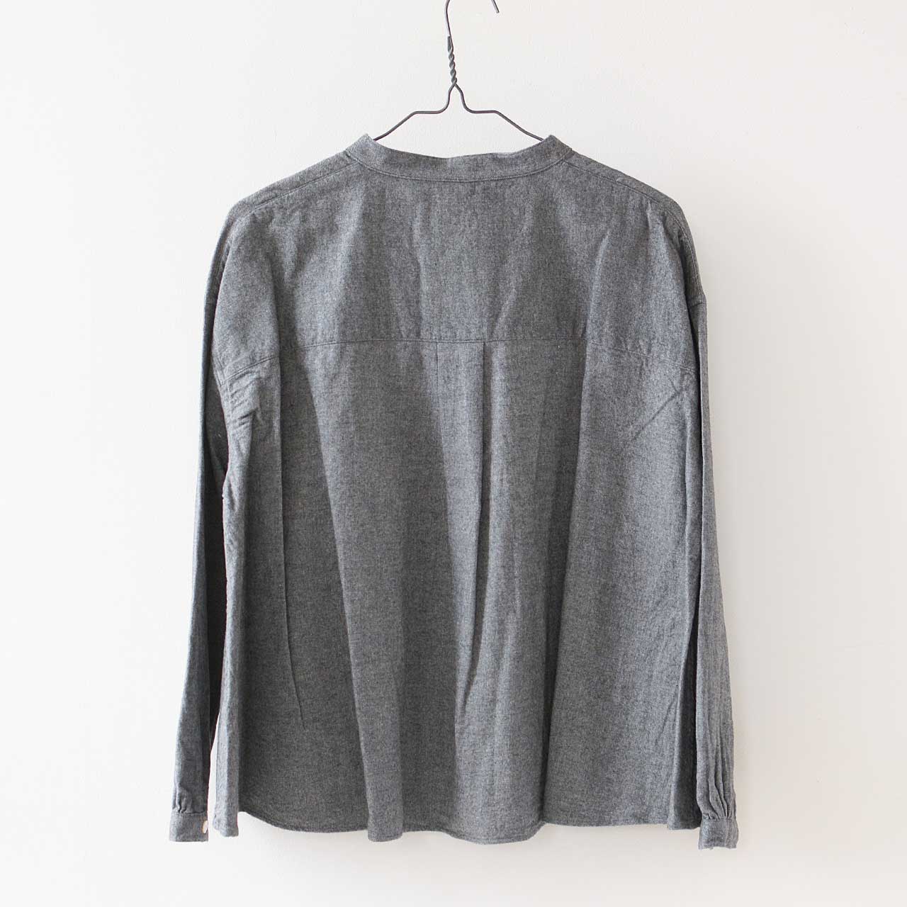 DANTON [ダントン] W ORGANIC COTTON HENLEY NECK SHIRT [DT-B0304OCV] オーガニックコットンヘンリーネックシャツ [2024AW]