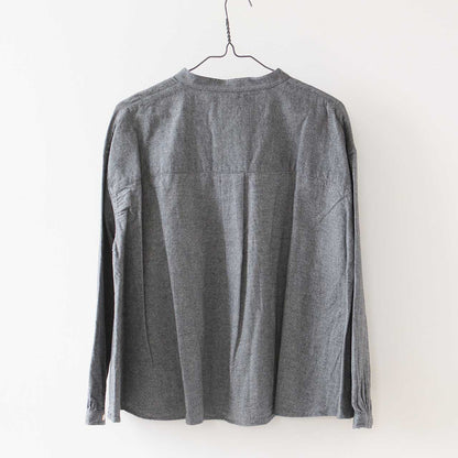 DANTON [ダントン] W ORGANIC COTTON HENLEY NECK SHIRT [DT-B0304OCV] オーガニックコットンヘンリーネックシャツ [2025AW]
