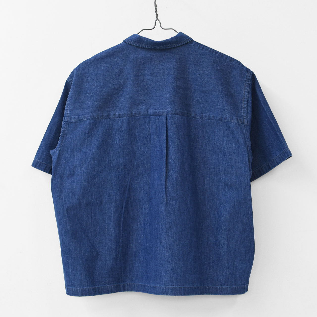 DANTON [ダントン] W S/S DENIM DUNGAREE SHIRT [DT-B0336DUG] ショートスリーブデニムタンガリーシャツ [2025SS]