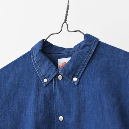 DANTON [ダントン] W S/S DENIM DUNGAREE SHIRT [DT-B0336DUG] ショートスリーブデニムタンガリーシャツ [2025SS]