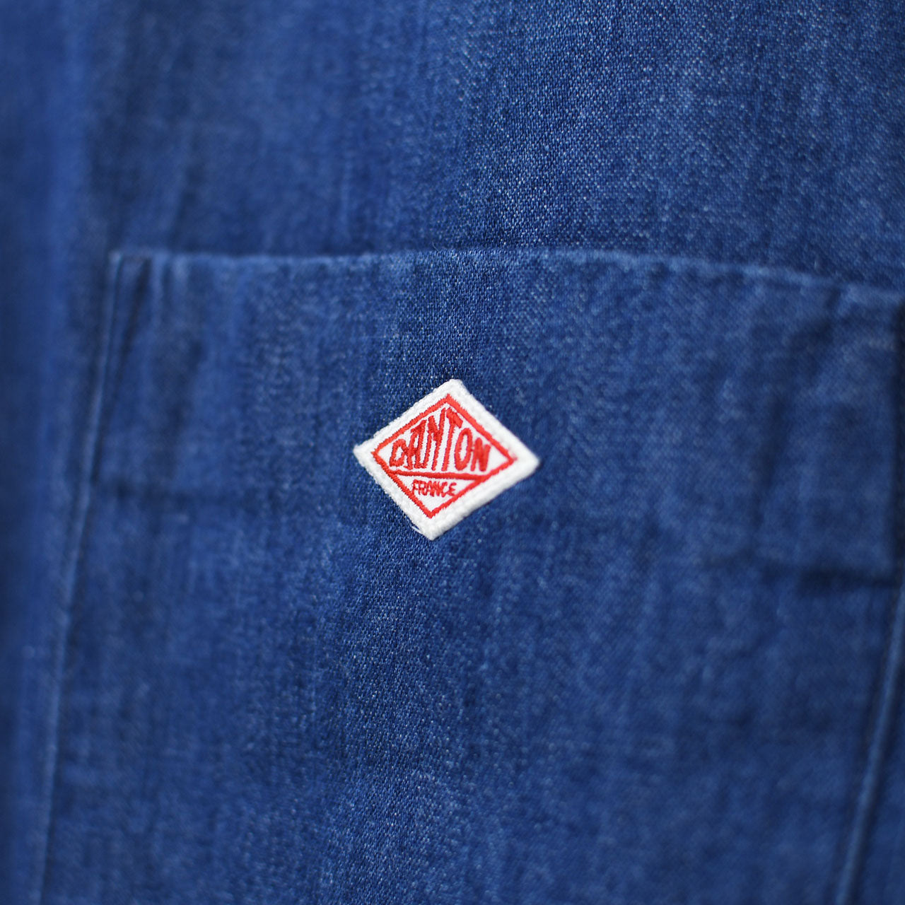DANTON [ダントン] W S/S DENIM DUNGAREE SHIRT [DT-B0336DUG] ショートスリーブデニムタンガリーシャツ [2025SS]