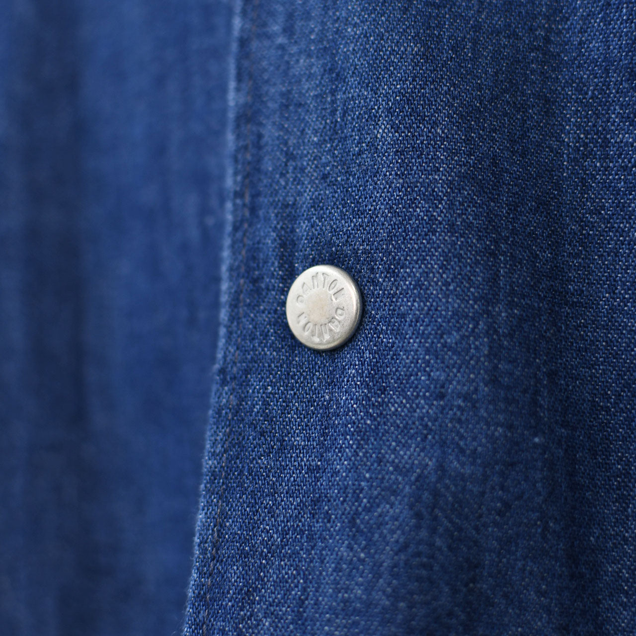 DANTON [ダントン] W S/S DENIM DUNGAREE SHIRT [DT-B0336DUG] ショートスリーブデニムタンガリーシャツ [2025SS]