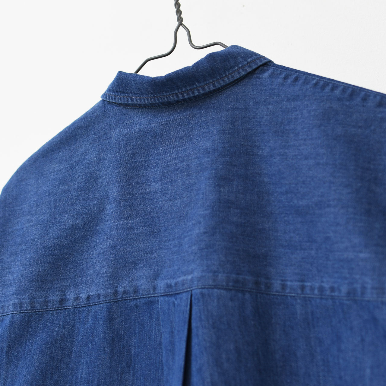 DANTON [ダントン] W S/S DENIM DUNGAREE SHIRT [DT-B0336DUG] ショートスリーブデニムタンガリーシャツ [2025SS]