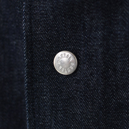 DANTON [ダントン] M DENIM DUNGAREE B.D. S/S SHIRT [DT-B0337DUG] デニムタンガリーボタンダウンショートスリーブシャツ・MEN'S [2026SS]
