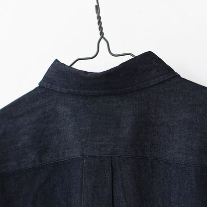 DANTON [ダントン] M DENIM DUNGAREE B.D. S/S SHIRT [DT-B0337DUG] デニムタンガリーボタンダウンショートスリーブシャツ・MEN'S [2026SS]