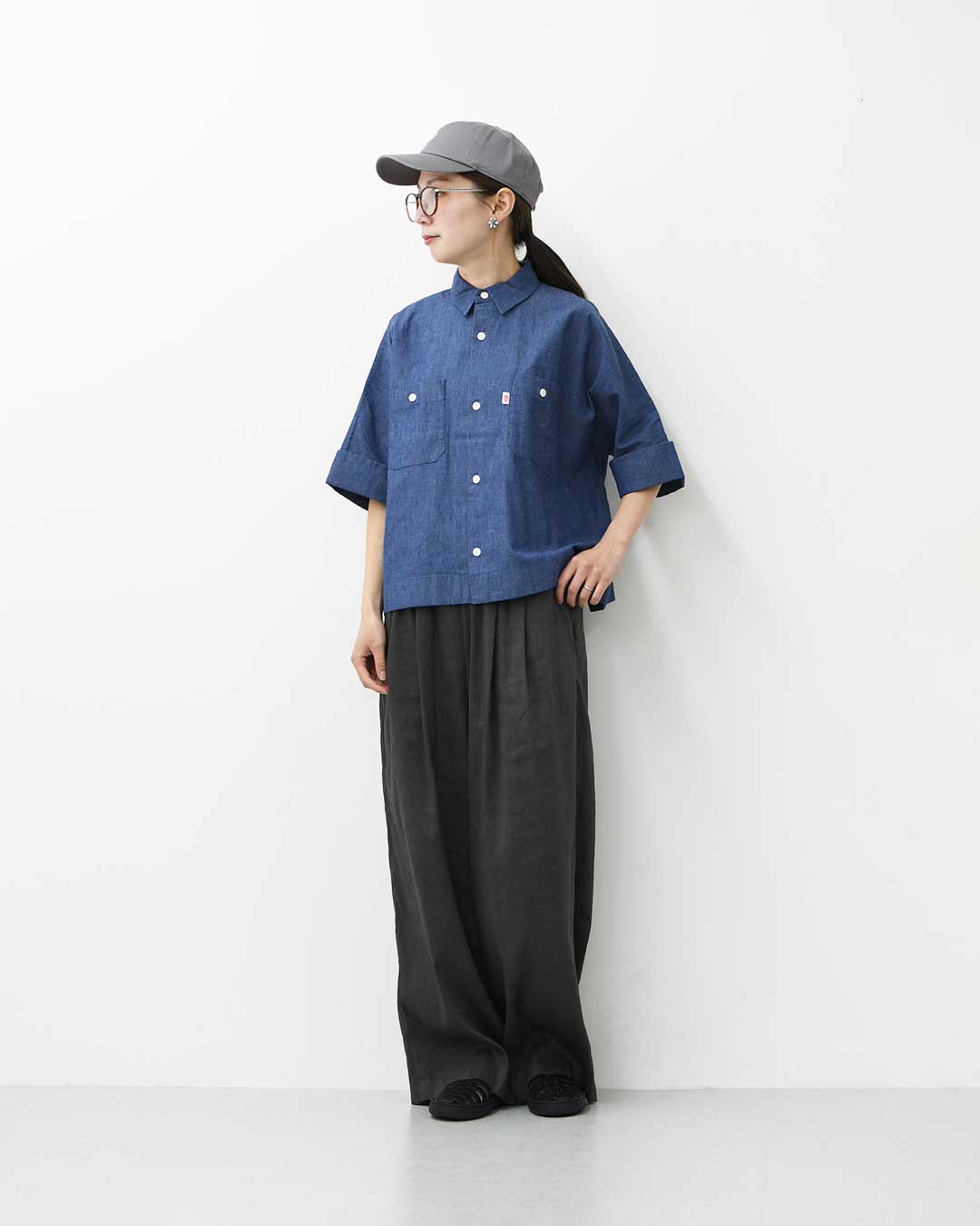DANTON [ダントン] W COTTON DOLMAN WORK SHIRT [DT-B0345SCA] コットンドルマンワークシャツ [2026SS]
