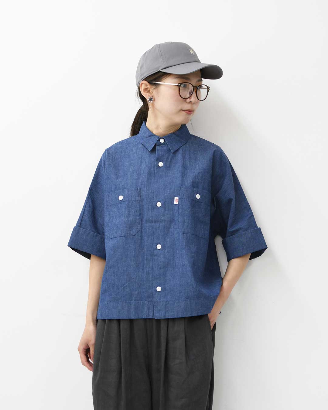 DANTON [ダントン] W COTTON DOLMAN WORK SHIRT [DT-B0345SCA] コットンドルマンワークシャツ [2026SS]