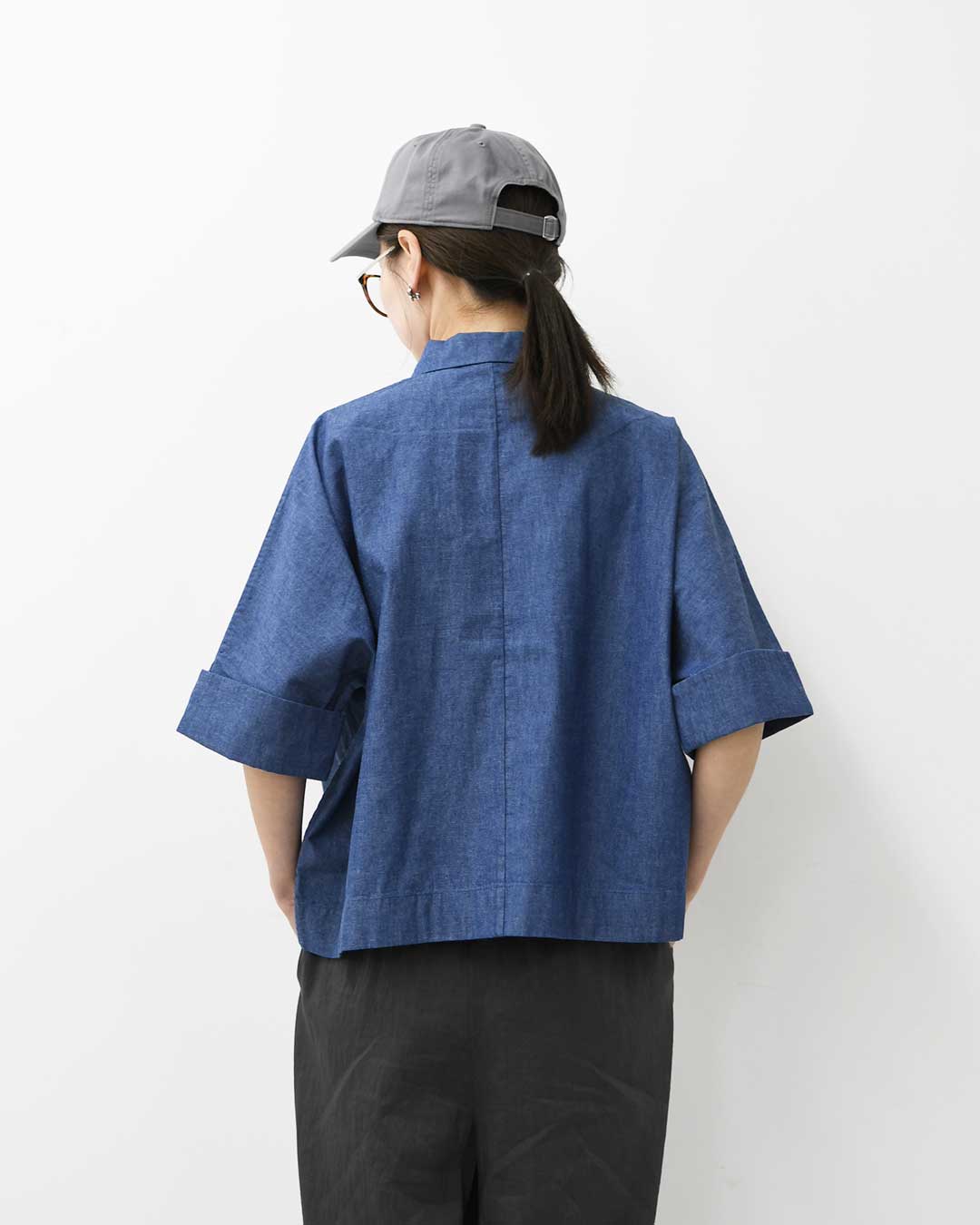 DANTON [ダントン] W COTTON DOLMAN WORK SHIRT [DT-B0345SCA] コットンドルマンワークシャツ [2026SS]