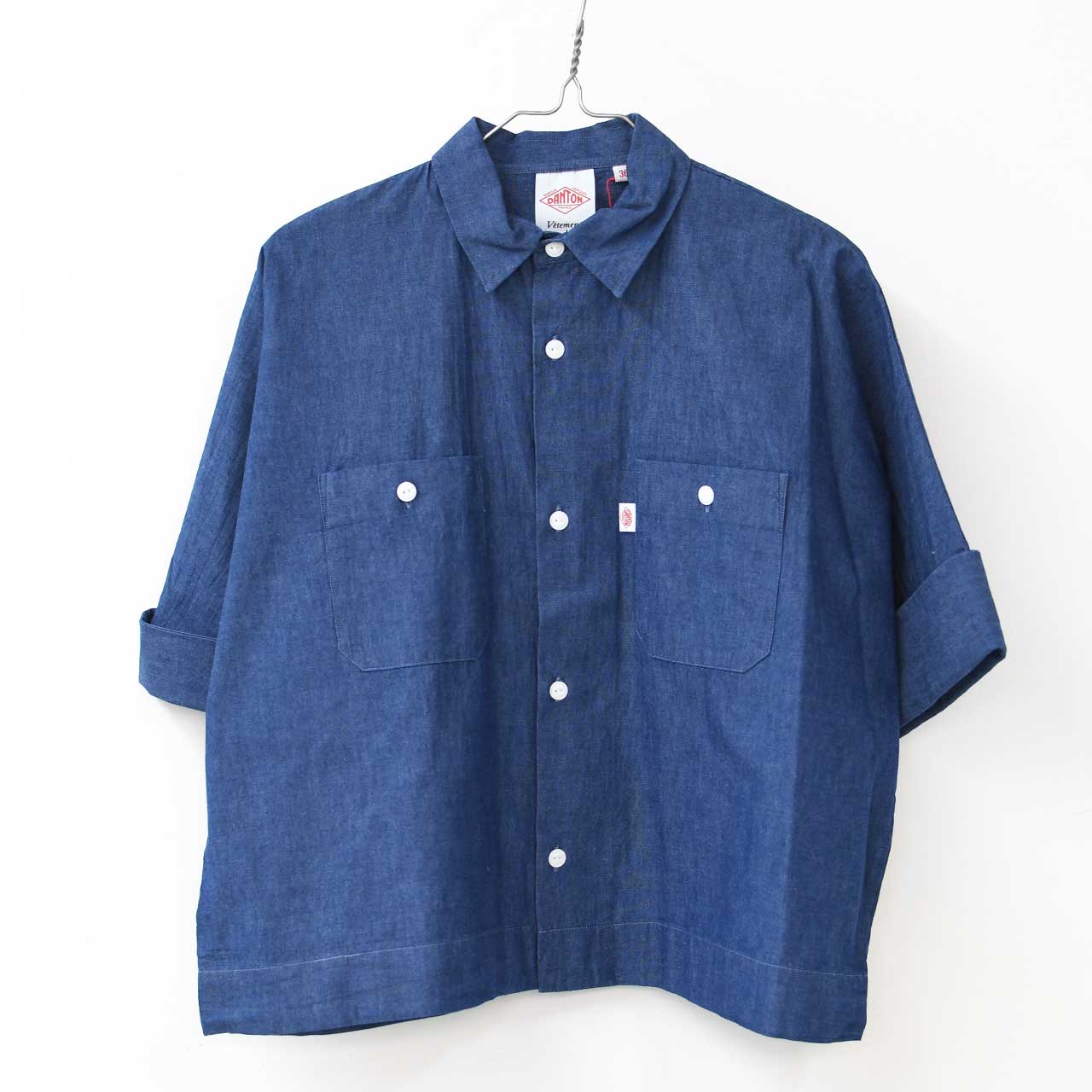 DANTON [ダントン] W COTTON DOLMAN WORK SHIRT [DT-B0345SCA] コットンドルマンワークシャツ [2026SS]