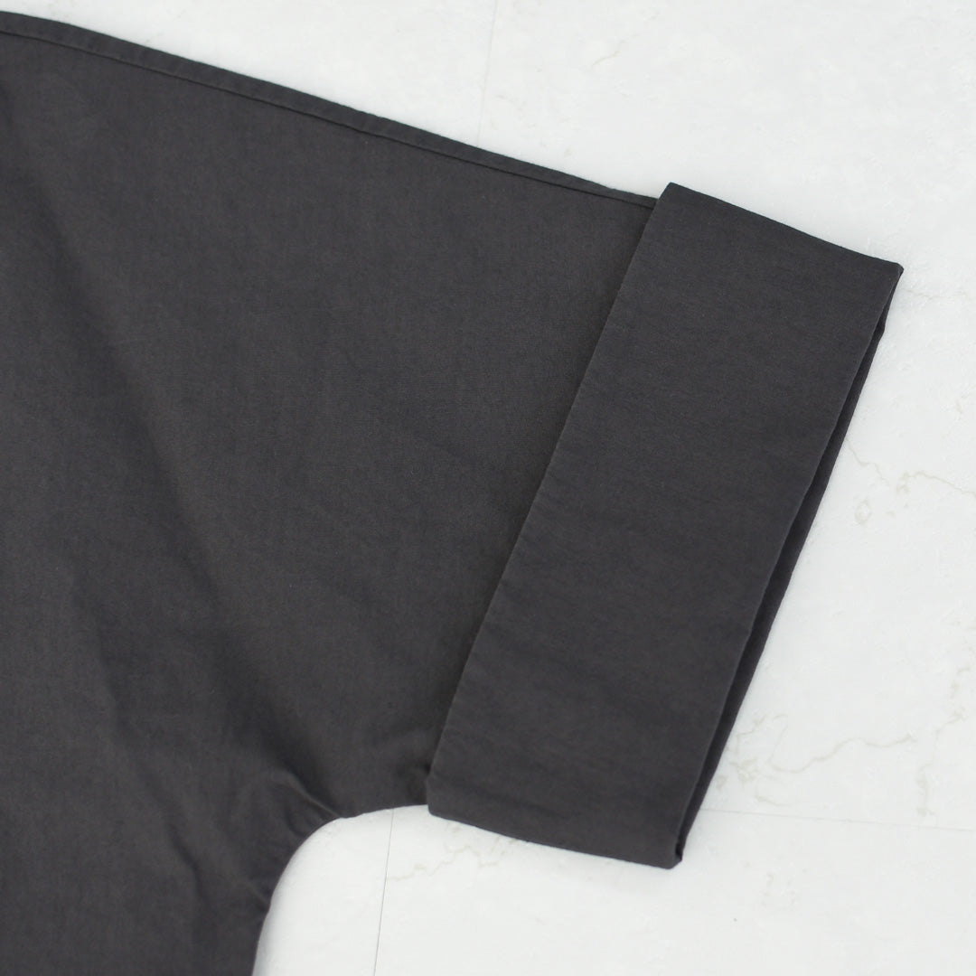 DANTON [ダントン]W COTTON DOLMAN WORK SHIRT[DT-B0345SOD] ダブル コットン ドルマン ワーク シャツ・ドルマンスリーブ・ワークシャツ・コットンポプリン・ダブルポケット・半袖シャツ・ゆったりシルエット・LADY'S [2026SS]
