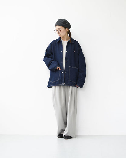 DANTON [ダントン] M COTTON DENIM COVERALL [DT-B0400 DNS] コットンデニムカバーオール・MEN'S [2025AW]