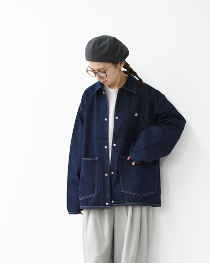 DANTON [ダントン] M COTTON DENIM COVERALL [DT-B0400 DNS] コットンデニムカバーオール・MEN'S [2025AW]