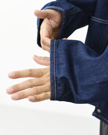 DANTON [ダントン] M COTTON DENIM COVERALL [DT-B0400 DNS] コットンデニムカバーオール・MEN'S [2025AW]