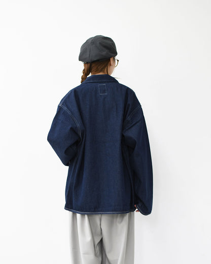DANTON [ダントン] M COTTON DENIM COVERALL [DT-B0400 DNS] コットンデニムカバーオール・MEN'S [2025AW]