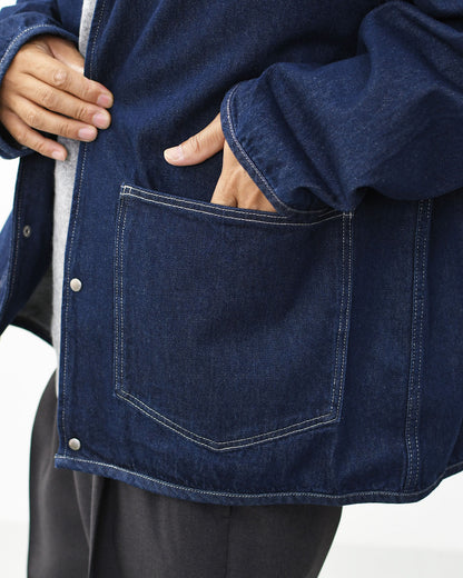 DANTON [ダントン] M COTTON DENIM COVERALL [DT-B0400 DNS] コットンデニムカバーオール・MEN'S [2025AW]