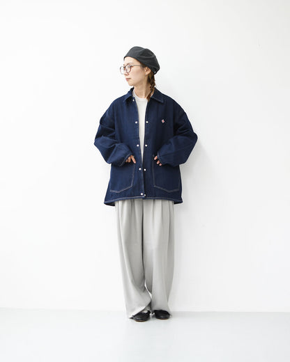 DANTON [ダントン] M COTTON DENIM COVERALL [DT-B0400 DNS] コットンデニムカバーオール・MEN'S [2025AW]