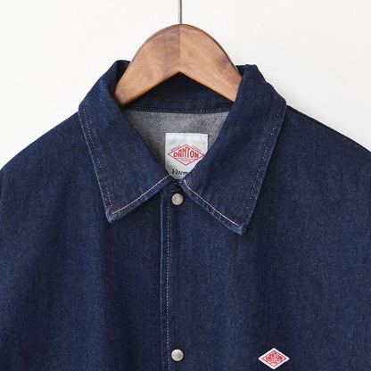 DANTON [ダントン] M COTTON DENIM COVERALL [DT-B0400 DNS] コットンデニムカバーオール・MEN'S [2025AW]