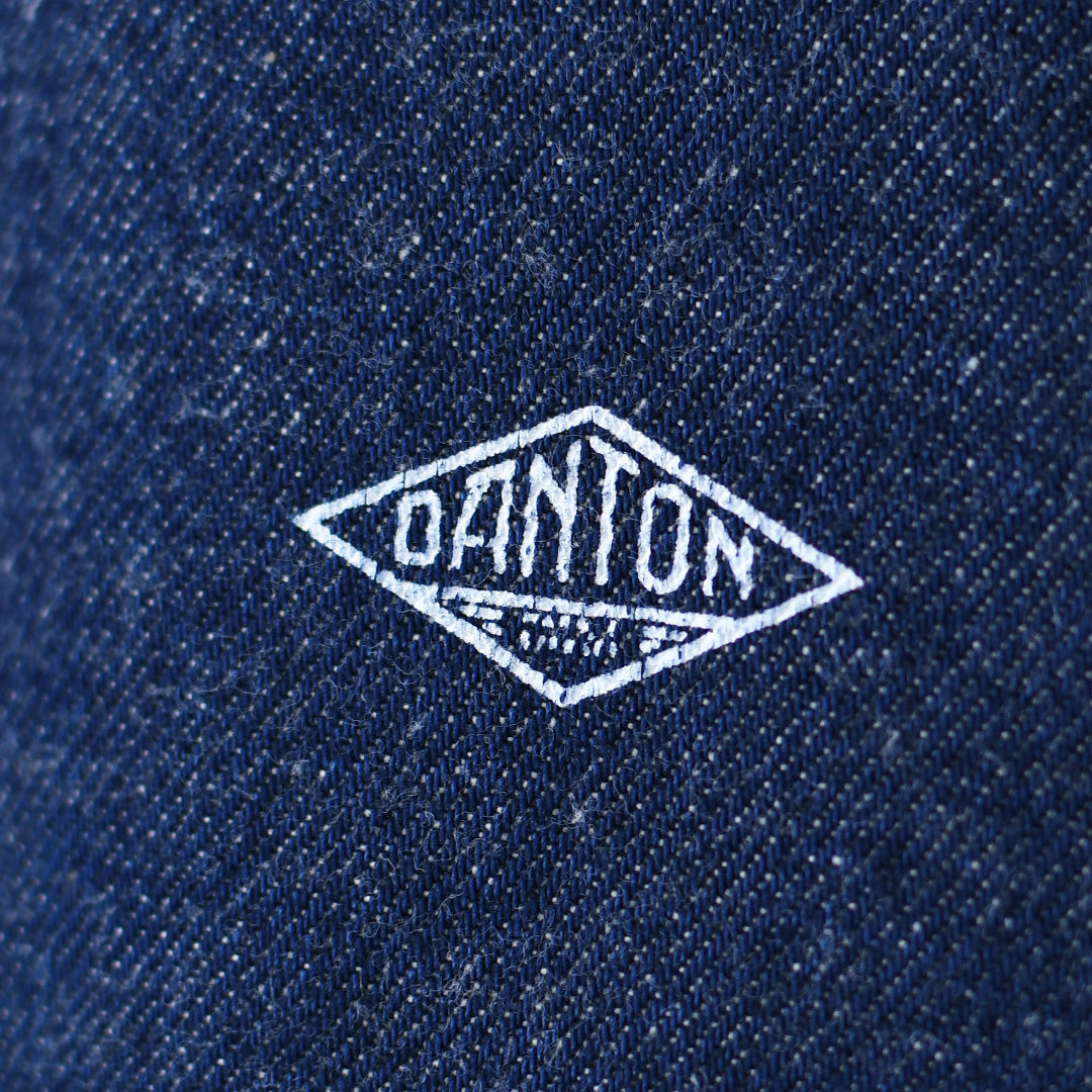 DANTON [ダントン] W Denim Shirt Jacket [DT-B0433KDM] デニムシャツジャケット・レギュラーカラー・ダンガリー・ワークブルゾン・ヴィンテージ感・LADY'S [2026SS]