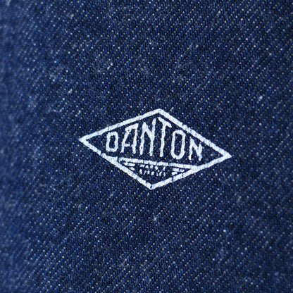 DANTON [ダントン] W Denim Shirt Jacket [DT-B0433KDM] デニムシャツジャケット・レギュラーカラー・ダンガリー・ワークブルゾン・ヴィンテージ感・LADY'S [2026SS]