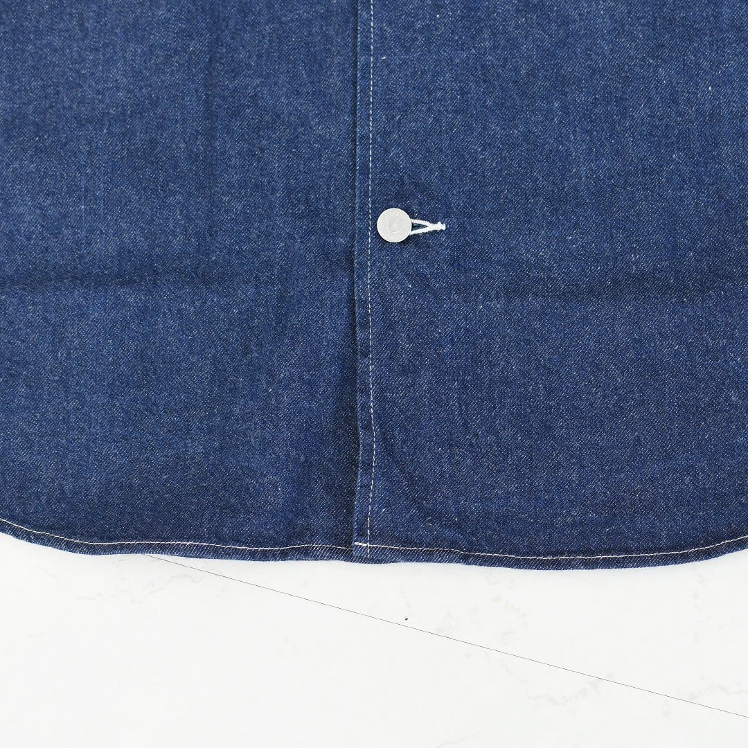 DANTON [ダントン] W Denim Shirt Jacket [DT-B0433KDM] デニムシャツジャケット・レギュラーカラー・ダンガリー・ワークブルゾン・ヴィンテージ感・LADY'S [2026SS]