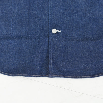 DANTON [ダントン] W Denim Shirt Jacket [DT-B0433KDM] デニムシャツジャケット・レギュラーカラー・ダンガリー・ワークブルゾン・ヴィンテージ感・LADY'S [2026SS]
