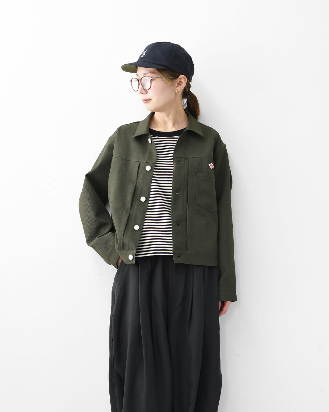DANTON [ダントン] W SHIRT BLOUSON [DT-B0437SPT] シャツブルゾン・ジャケット・春ジャケット・ライトアウター・LADY'S [2026SS]