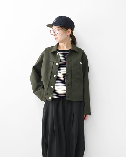 DANTON [ダントン] W SHIRT BLOUSON [DT-B0437SPT] シャツブルゾン・ジャケット・春ジャケット・ライトアウター・LADY'S [2026SS]