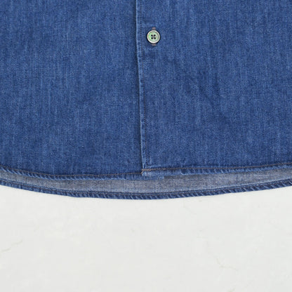 DANTON [ダントン] W Denim Dungaree Classic Collar Shirt [DT-B0442DUG] デニムダンガリークラシックカラーシャツ・デニムシャツ・ダンガリーシャツ・長袖・レギュラーカラー・LADY'S [2026SS]