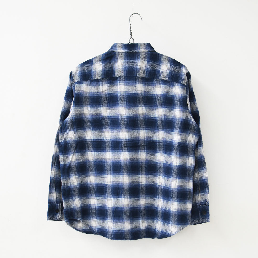 DANTON [ダントン] W Flannel Check Regular Collar Shirt [DT-B0476BNL] フランネルチェックレギュラーカラーシャツ・チェックシャツ・レギュラーカラーシャツ・フランネル素材・長袖・LADY'S [2026AW]