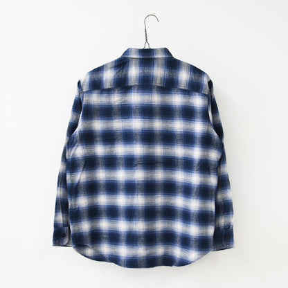 DANTON [ダントン] W Flannel Check Regular Collar Shirt [DT-B0476BNL] フランネルチェックレギュラーカラーシャツ・チェックシャツ・レギュラーカラーシャツ・フランネル素材・長袖・LADY'S [2026AW]