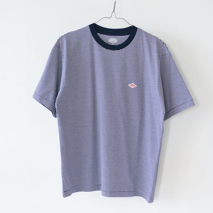 DANTON [ダントン] W's T/C INNER T-SHIRT BODER [DT-C0195CVT]  テトロンコットン 半袖 インナーTシャツ [2025SS]