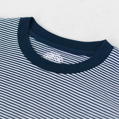 DANTON [ダントン] W's T/C INNER T-SHIRT BODER [DT-C0195CVT]  テトロンコットン 半袖 インナーTシャツ [2025SS]