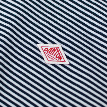 DANTON [ダントン] W's T/C INNER T-SHIRT BODER [DT-C0195CVT]  テトロンコットン 半袖 インナーTシャツ [2025SS]
