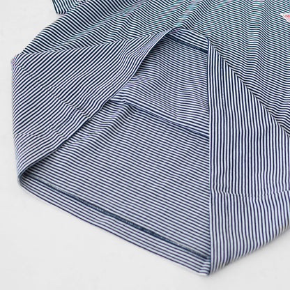 DANTON [ダントン] W's T/C INNER T-SHIRT BODER [DT-C0195CVT]  テトロンコットン 半袖 インナーTシャツ [2025SS]