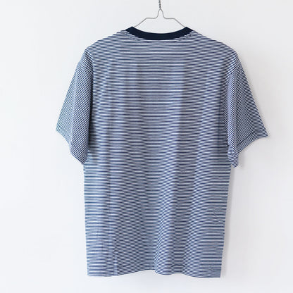 DANTON [ダントン] W's T/C INNER T-SHIRT BODER [DT-C0195CVT]  テトロンコットン 半袖 インナーTシャツ [2025SS]